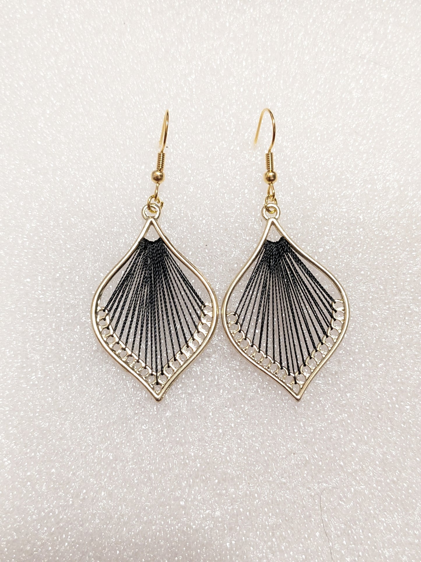 Black Thread earrings