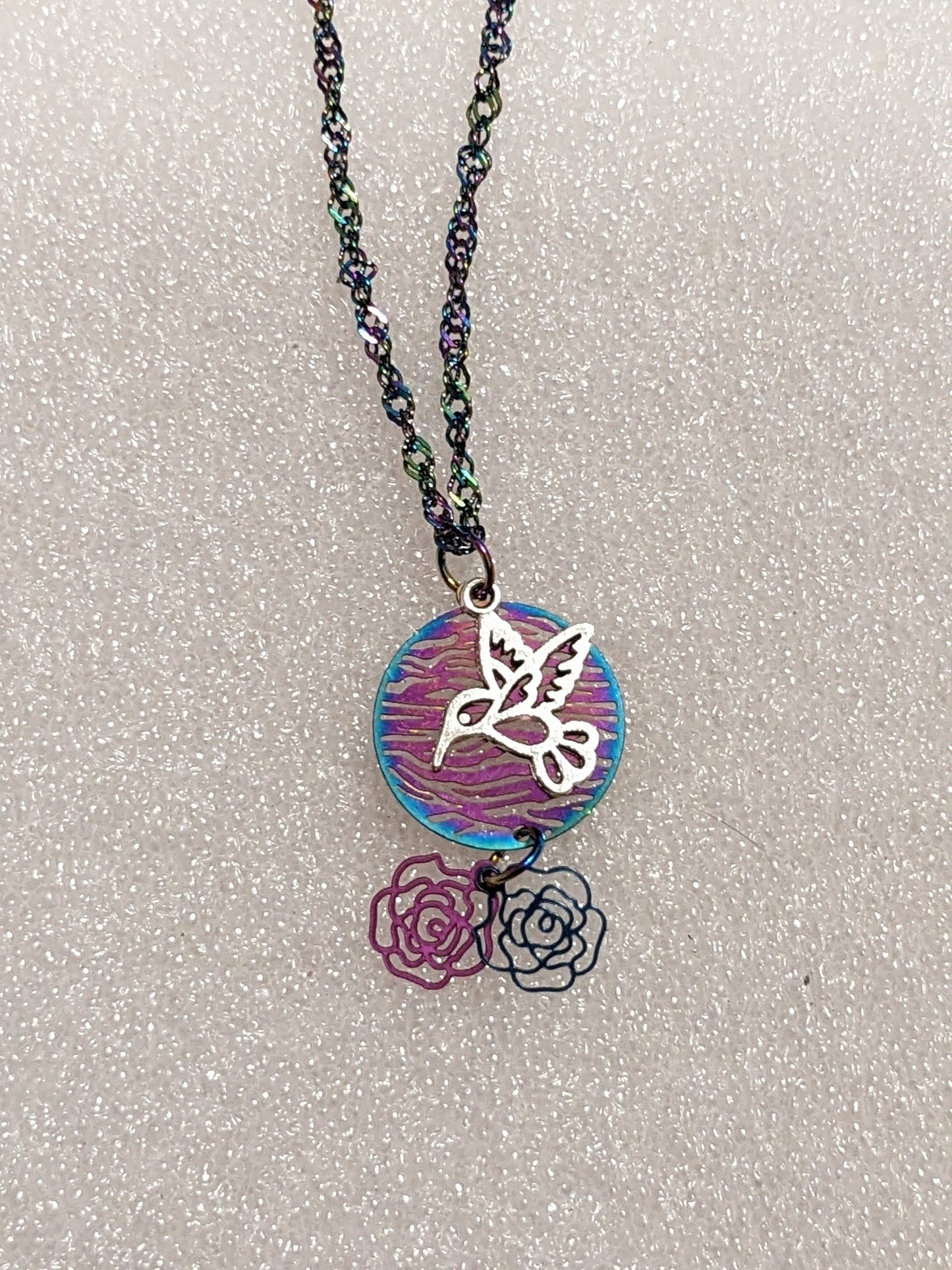 Hummingbird necklace