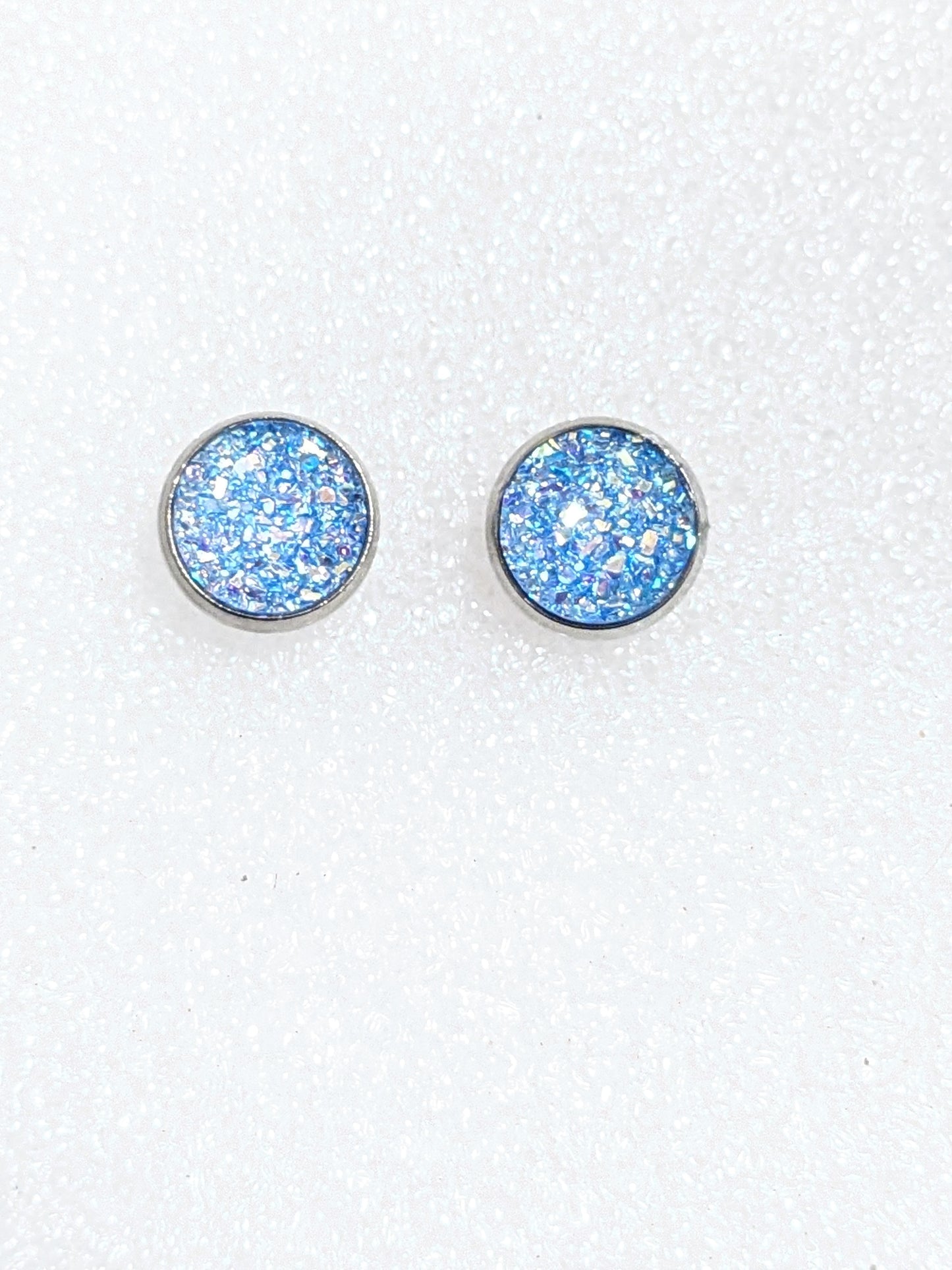 Druzy studs 10mm
