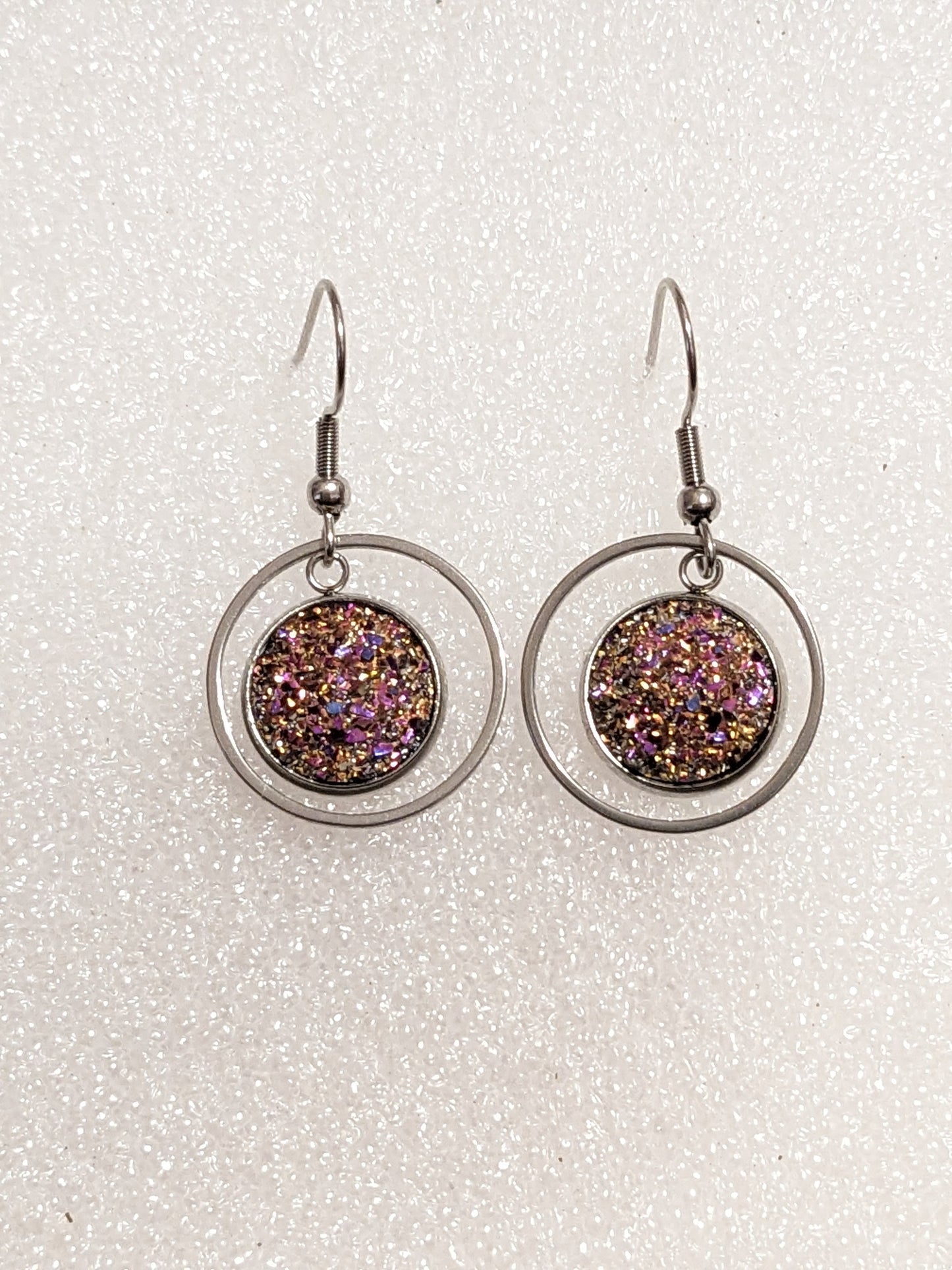 Druzy earings