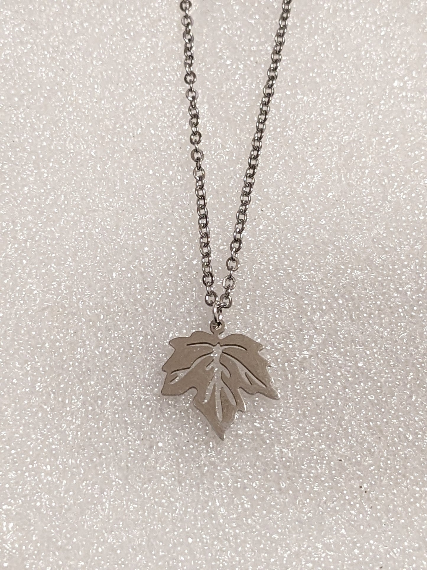 Canadian maple leaf necklace