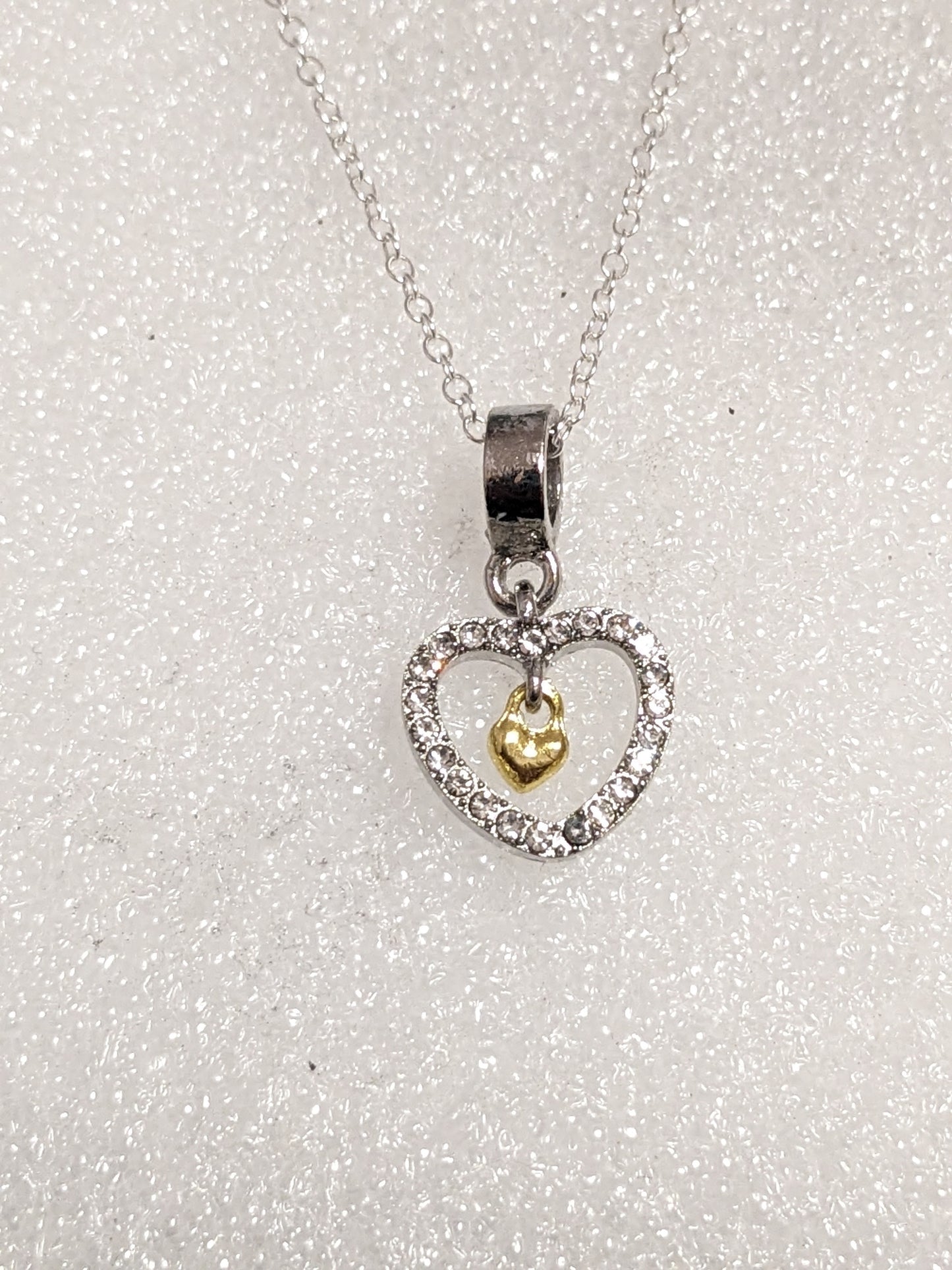 Beautiful heart in my heart necklace