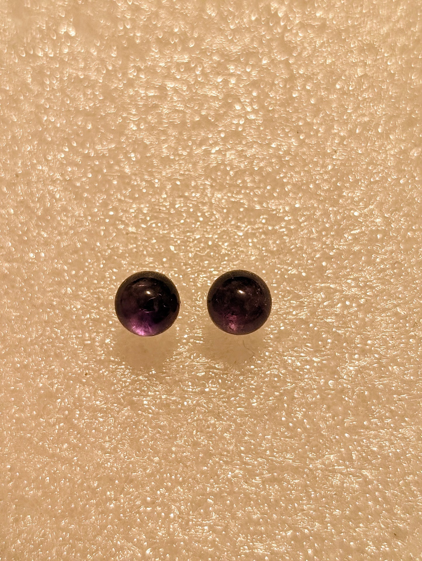 4mm Amethyst studs
