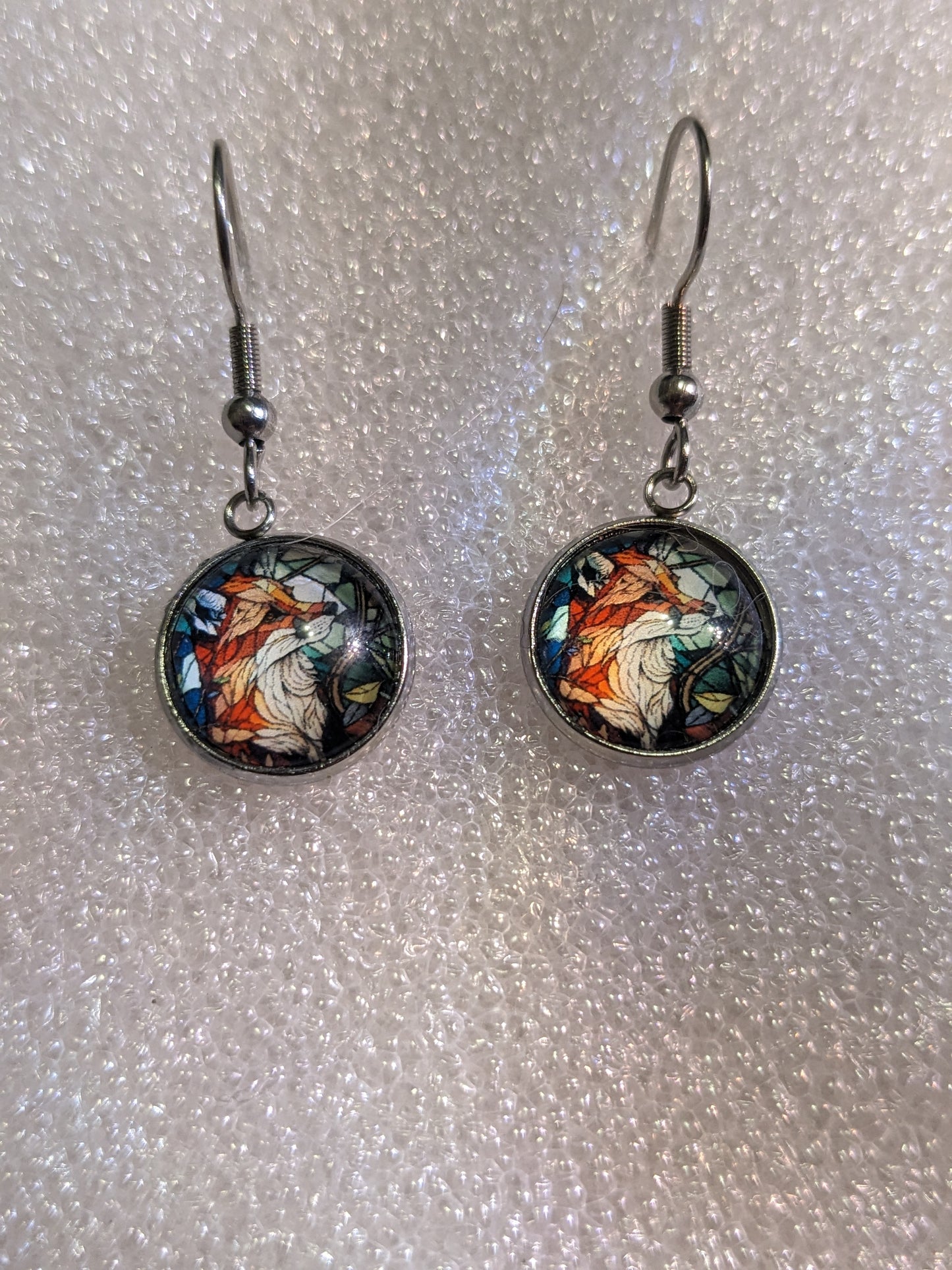 Fox earrings