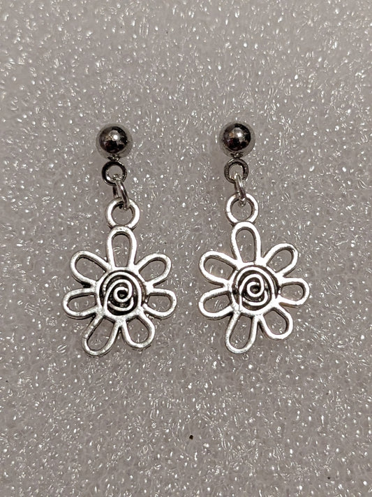 Fun flower earrings
