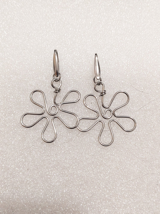 Fun flower earrings