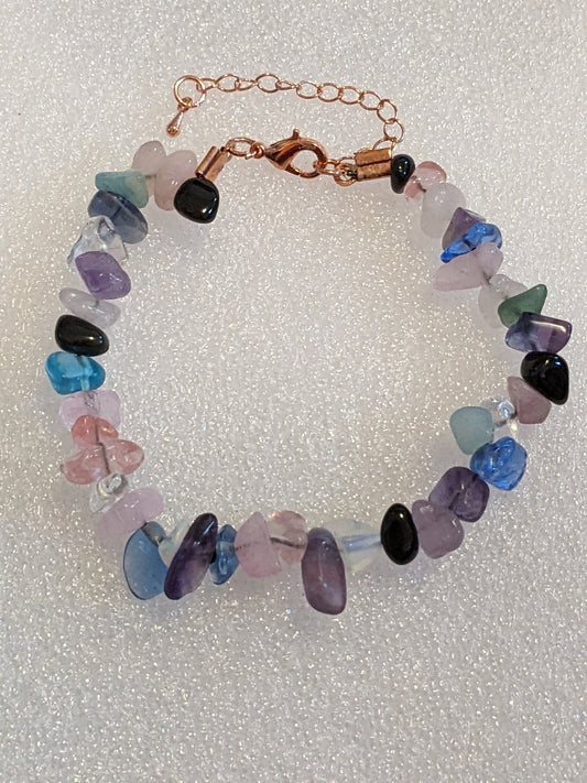 Irregular stone bracelet