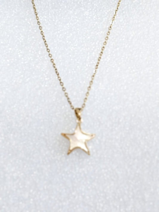 Shell star necklace