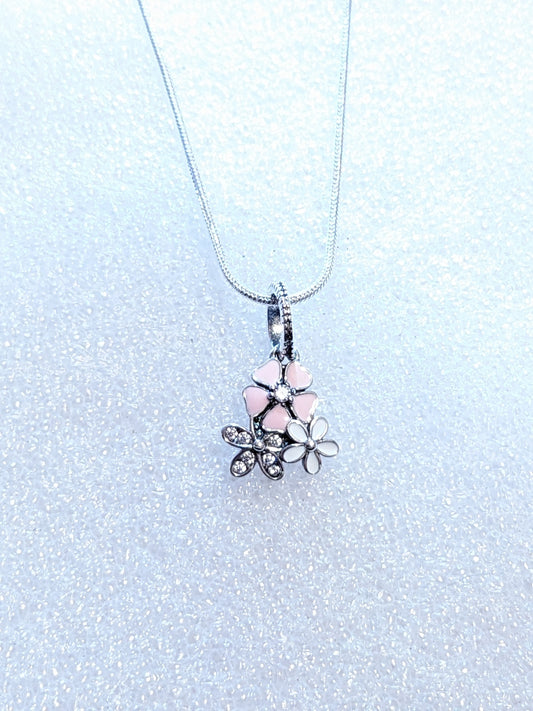 Beautiful flower necklace