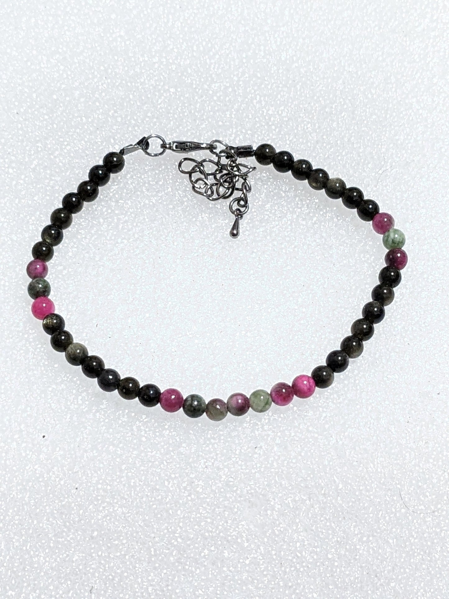 Hematite and imperial Jade