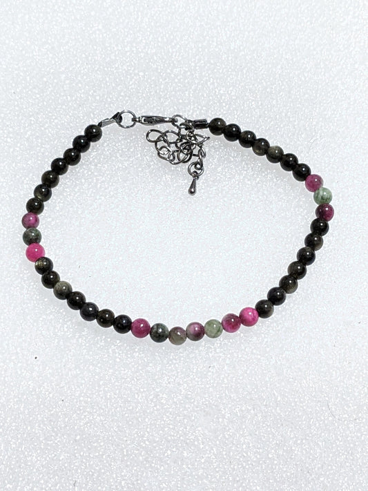 Hematite and imperial Jade