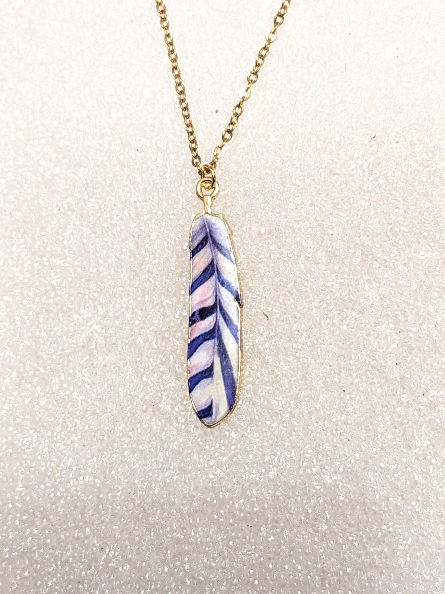 Feather necklace