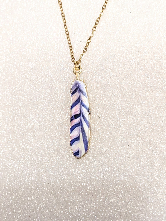 Feather necklace