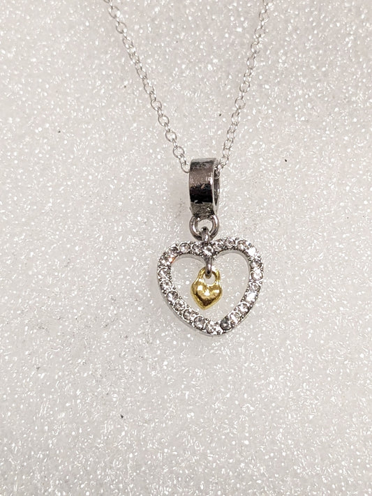 Beautiful heart in my heart necklace