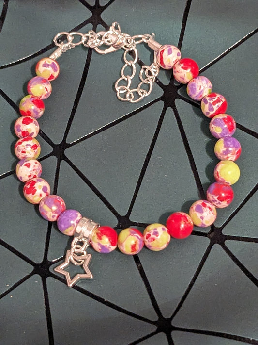 Beautiful 6mm stone bracelet