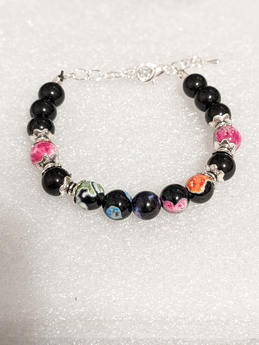 Unique 8mm stone bracelet