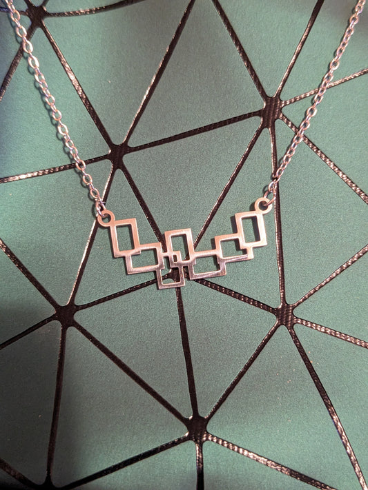 Geometric necklace