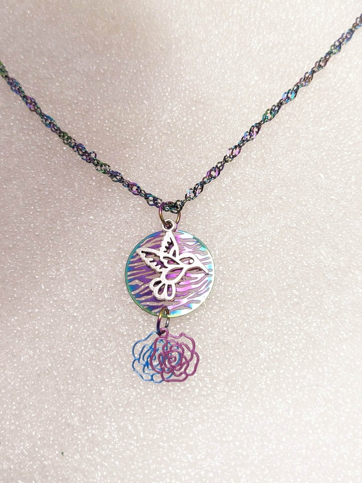 Hummingbird necklace