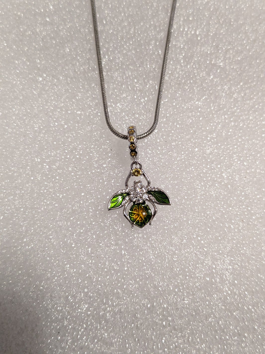Beautiful insect necklace